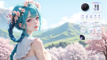 樱花林女孩