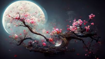 幸得识卿桃花面，从此阡陌多暖春