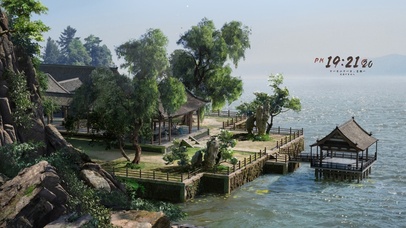 山水画-刘松年的夏天