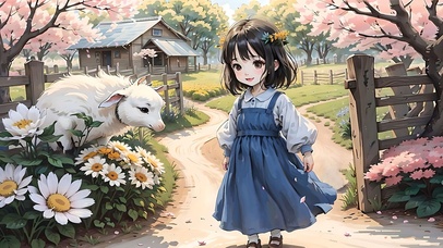 温馨快乐的童年