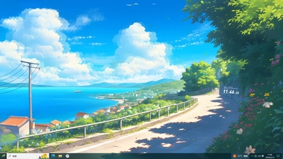 4K唯美海景公路主题