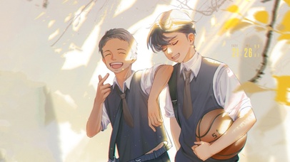 走，一起打篮球