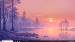 夕阳下