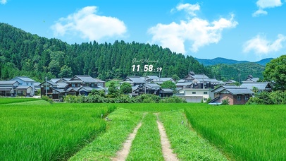 4K唯美治愈日系乡村田野