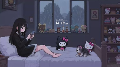 像素女孩房间
