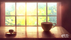 幸福便是一扇窗一盏茶