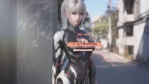 白发机甲美女