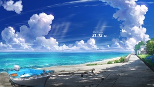 夏日海景风情