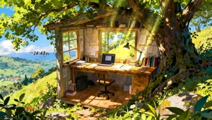 树影栖居的云端工作室