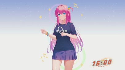 二次元美女4K动态壁纸