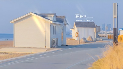 秋天的海边小屋