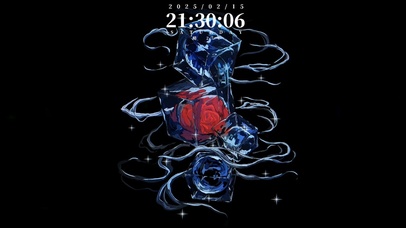 冰爽酷炫护眼玫瑰