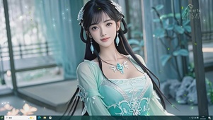 碧落羞花的古风仙气美女