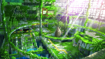 末世后的地铁站