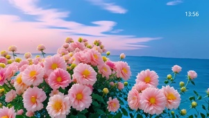 海边的花