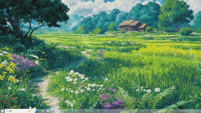 绿野栖春-桌面主题