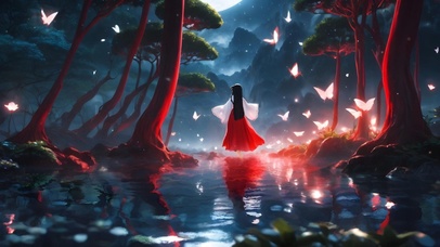 桔梗花开——翩然化蝶