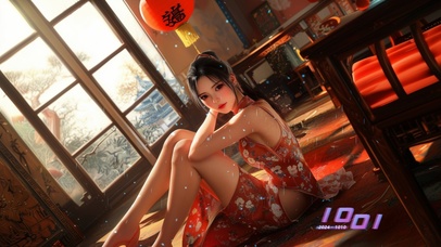 气质如同夏日的微风，轻柔而愉悦