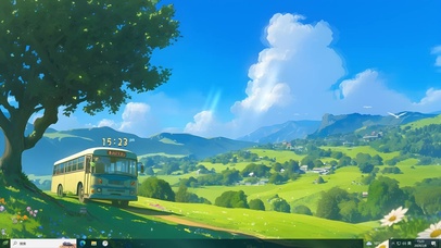 鸟语花香的山谷