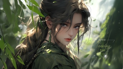 古典清冷气质美女	