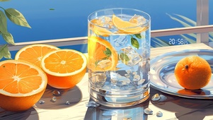 冰爽柠檬水