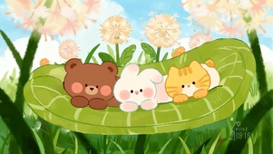 蒲公英地可爱三小只