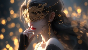 星光蒙眼美少女