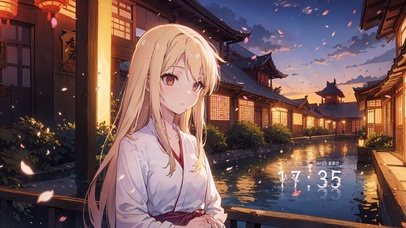 治愈可爱樱花庄少女