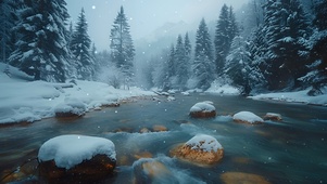冰雪消融