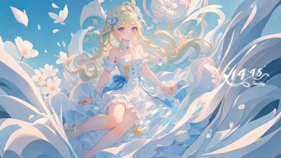 4K 玲珑动漫女孩