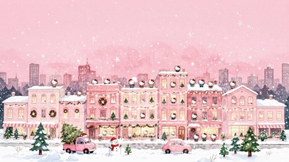 HelloKitty粉色圣诞