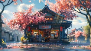 日系风饰品店