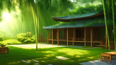 竹林深处有人家