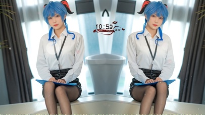 4K性感长腿制服美女