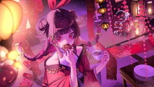 古风万圣节少女