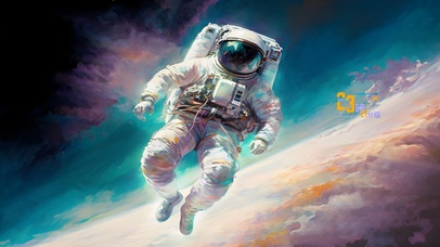 孤独的漂流宇航员