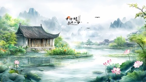 阴雨江南