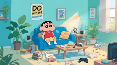 小新的凌乱卧室