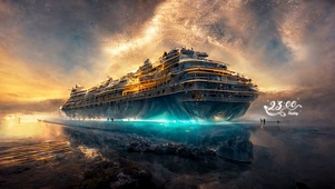 唯美梦幻海上游轮