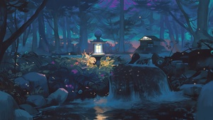林中小溪