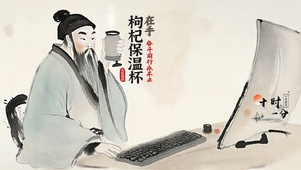 打工人的枸杞保温杯