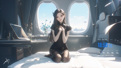 她的气质犹如一曲古琴曲