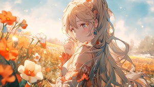 花儿与少女