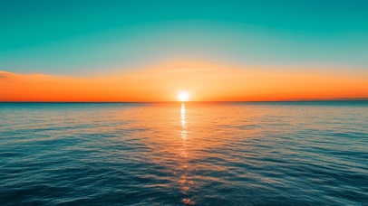 海洋日出