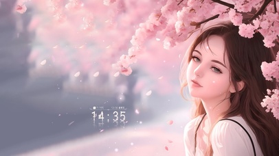 唯美清新美少女