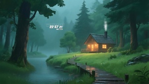 雨中小屋