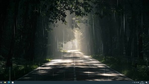 雨中小路