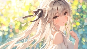 唯美治愈吊带女孩