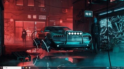 城市街角——【主题桌面】