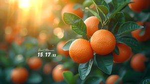 清新橘子树